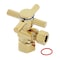 Kingston Brass CC43102DX Concord 1/2" IPSx3/8" O.D. Qrtr Turn Angle Stop Valve, Brass CC43102DX - alternate 1